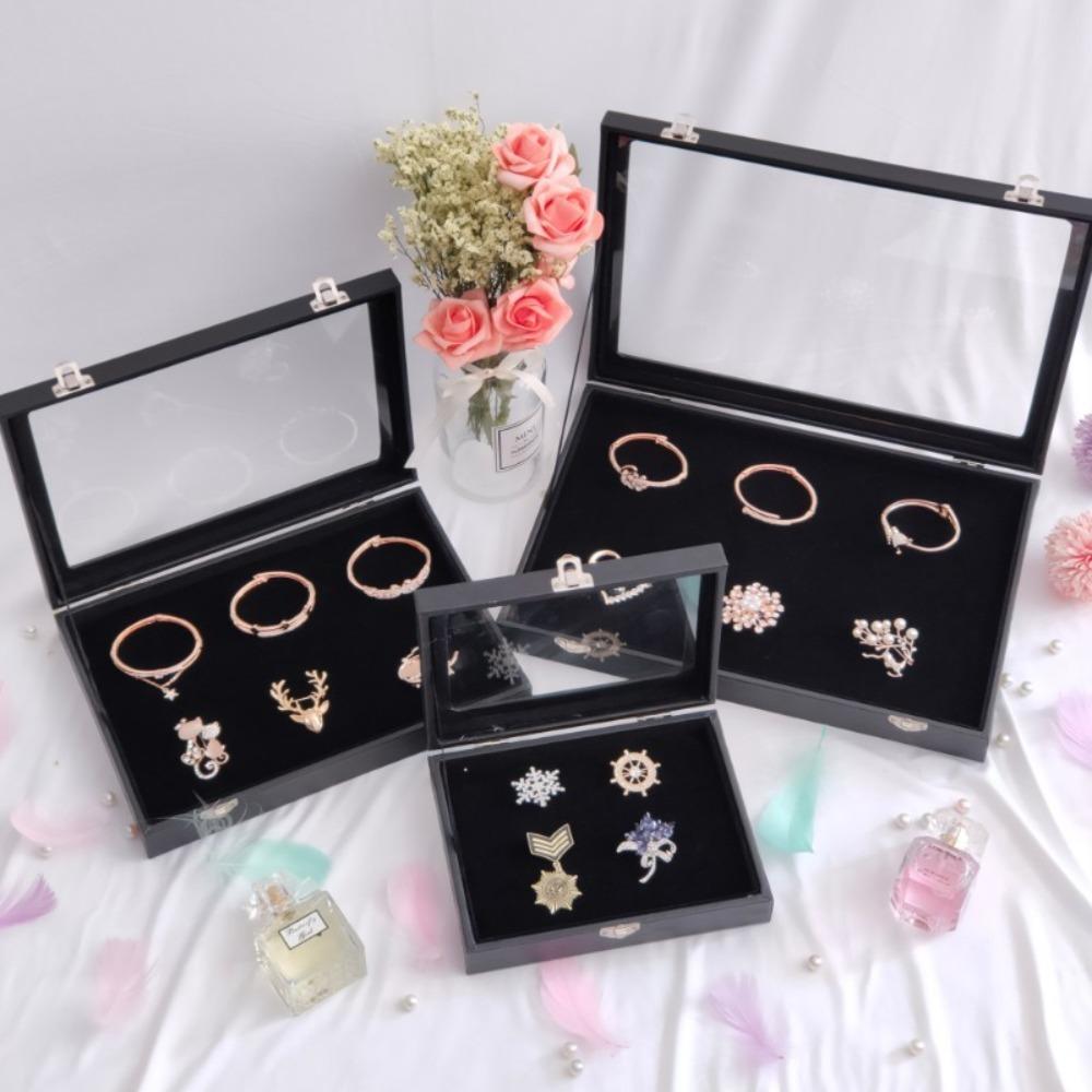 Wood Medal Display Case Pu Jewelry Case New Chest Pin Display Box