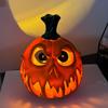 Halloween Kürbis Laterne Harz Schädel Geist Nachtlicht Schreibtisch Hohl Große Kürbis Lampe für Party Heimdekoration Geschenk