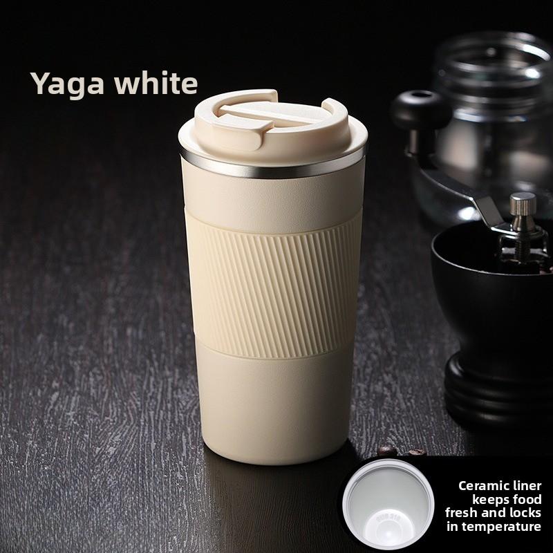 Auto-Begleit-Wasserflasche - Hohe optische Qualität, tragbarer und isolierter Becher - Einfache Keramik-Innenbeschichtung Kaffeetasse