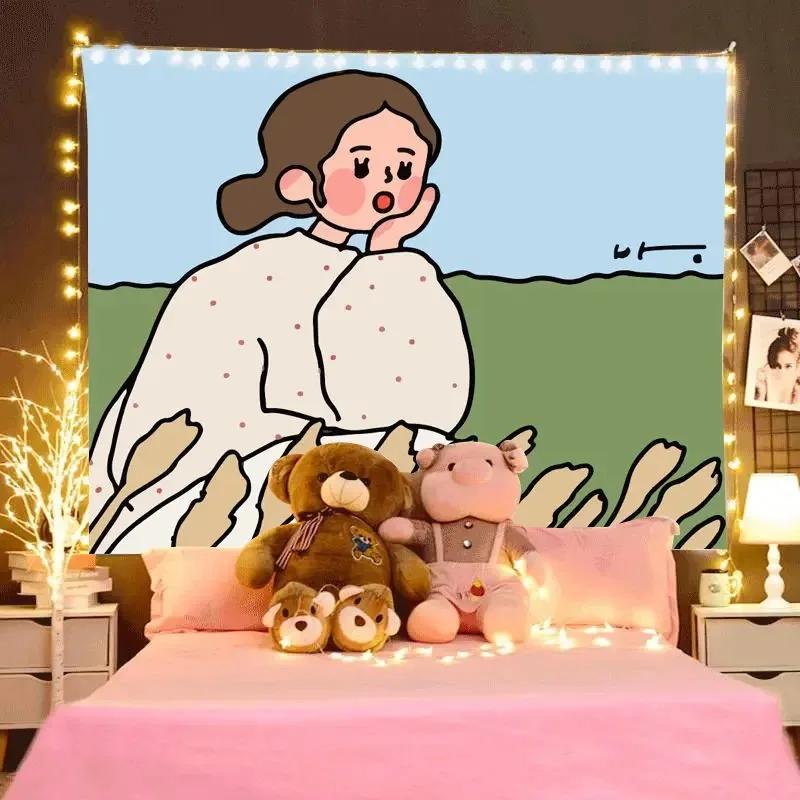 

Мультфильм Аниме Декоративный Гобелен Офис Гостиная Украшения Дома Настенный Гобелен 100x75cm