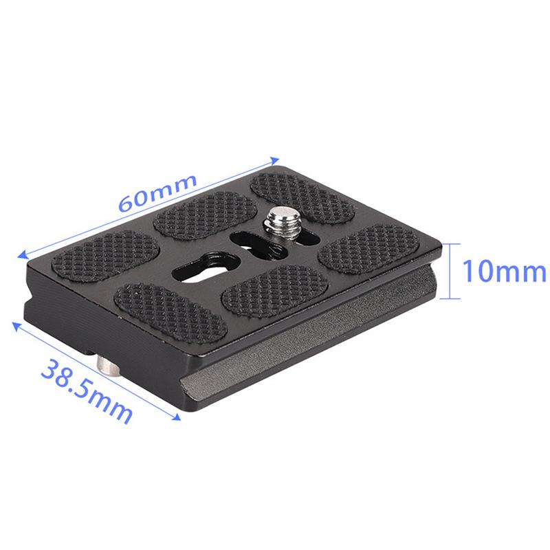 Pu60 Universal Quick Release Qr Plate For 60Mm Ballhead Arca Swiss Tripod