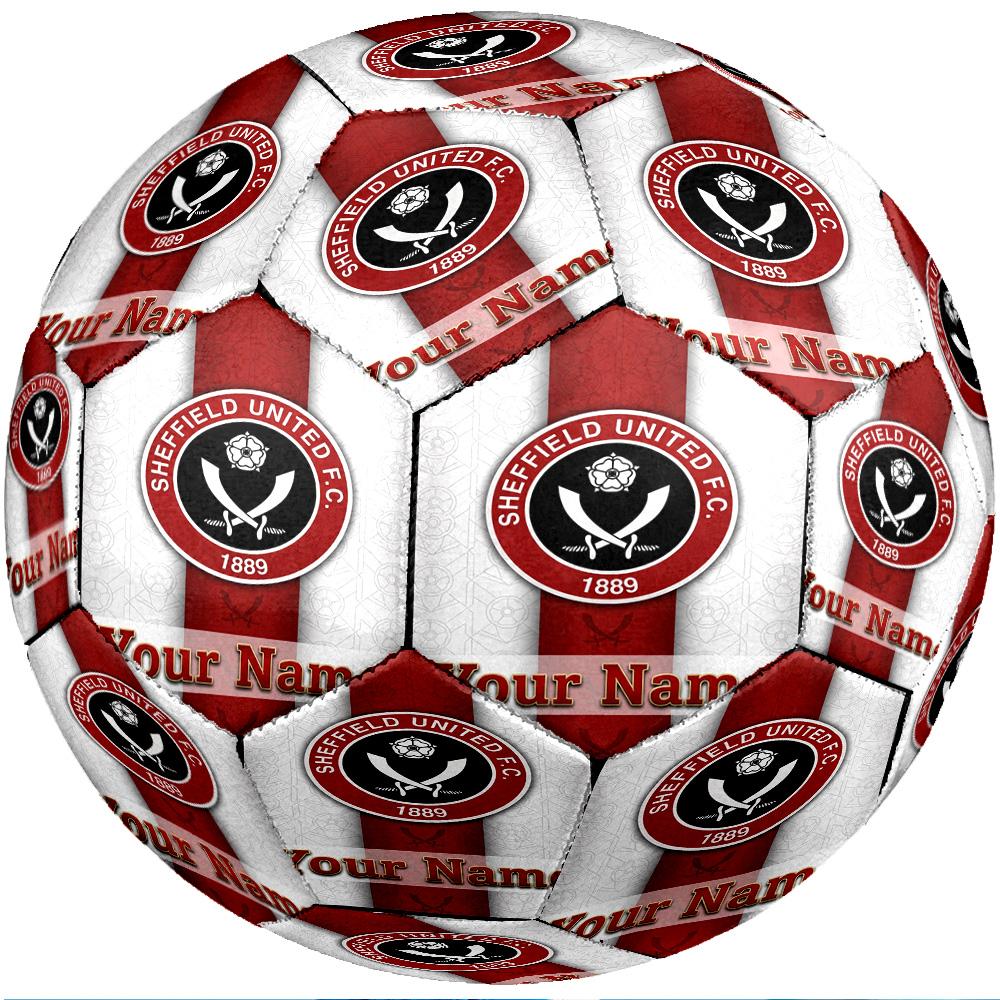 Sheffield United FC Fashion Size 5 Football Wearproof Non‑Slip Soccer Ball For Sports Training Entertainment Use
