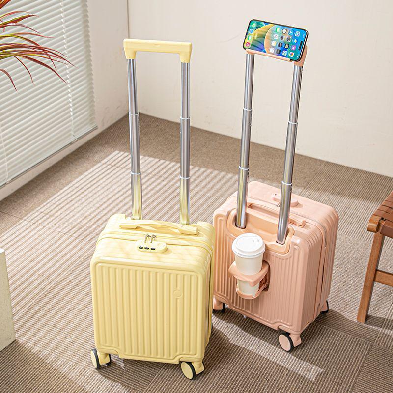 Spring Airlines 14-Zoll Leichter Handgepäckkoffer mit Universalrollen & Zahlenschloss - 20x30x40CM