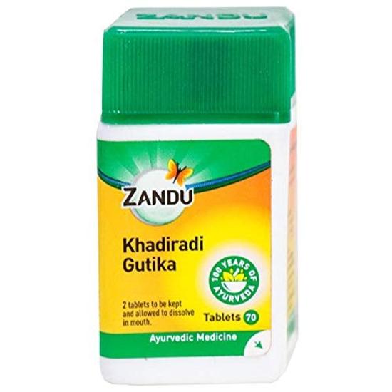 Ayucine Forever Zandu Khadiradi Gutika - 70N x Pack of 10