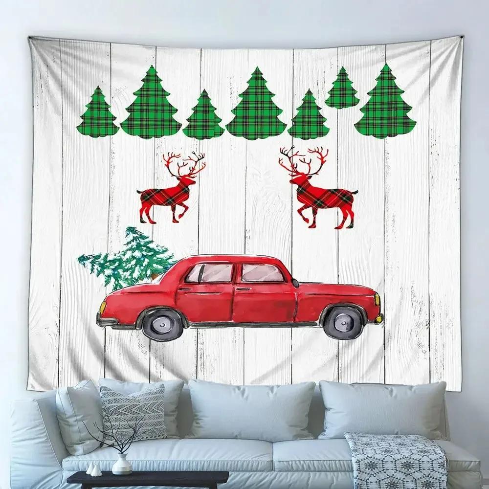 Christmas Snowman Luxury Tapestry Bedroom Living Room Home Christmas Decorative Tapestry