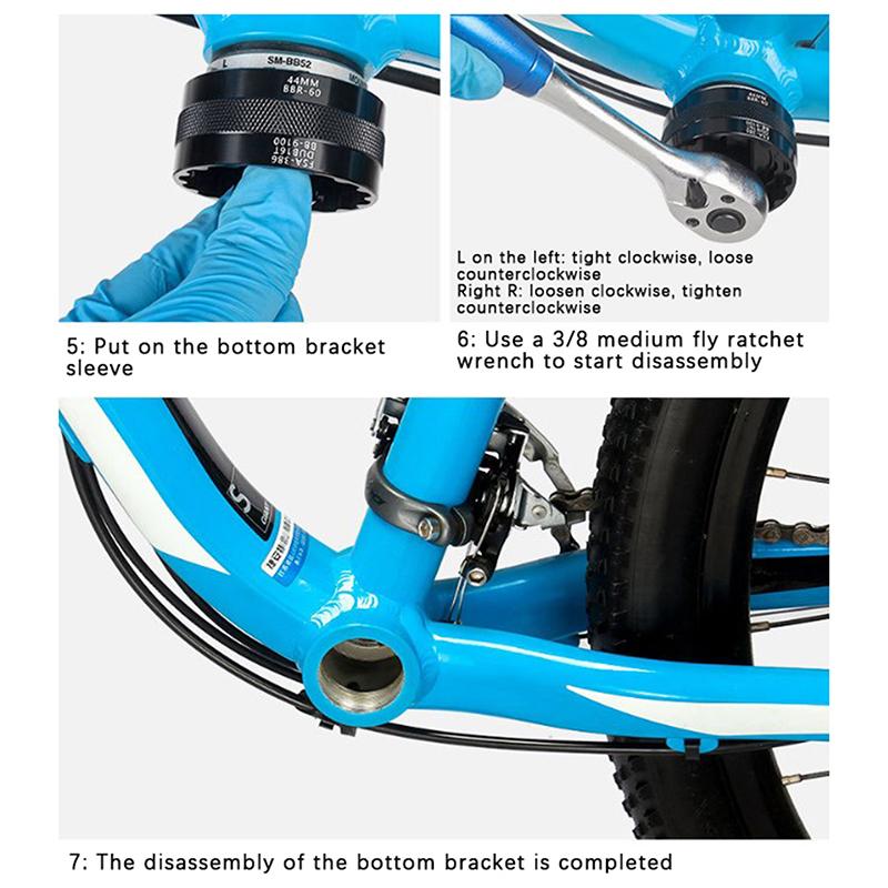 5 In 1 Bottom Bracket Tool Remover Bbr60 Fsa386 Bike Installation Repair Wrench Bbr60 Bbr9100 Fsa 386 Removal Tool