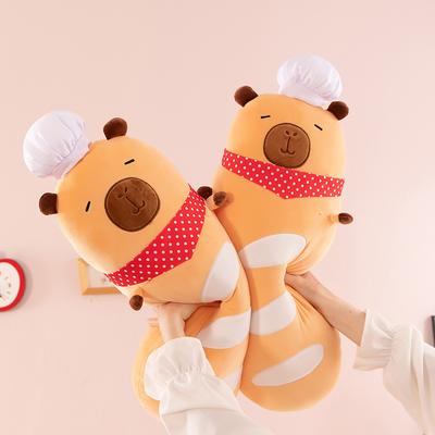 Capybara Puppe Baguette Capybara Kissen Capybara Plüschtier Sofa Ornament Nachttischkissen