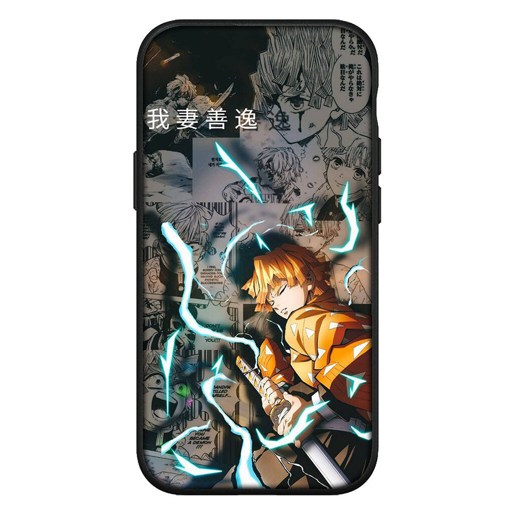 for iPhone 17 16 15 Xiaomi Poco F7 F8 X7 X6 C85 C75 C71 M8 Redmi Note 14 13 12 11 Pro Max 14C 13C A4 Phone Case Tanjirou Demon Slayer Agatsuma Zenitsu