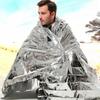 Outdoor Survival Isolationsdecke Reflektierende Aluminiumfolie Wasserdicht Sonnenschutz Leicht zu falten für Notfall-Überlebensausrüstung