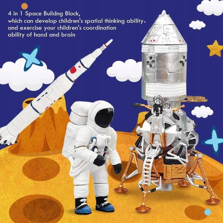 Zabawka Zestaw Kontsrukcyjny Figurki Zestaw Do Budowania Kosmos Astronauta