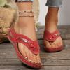 Infradito Retro da Donna con Supporto per l'Arco Plantare - Comodi Sandali Estivi a Infradito Slip-On