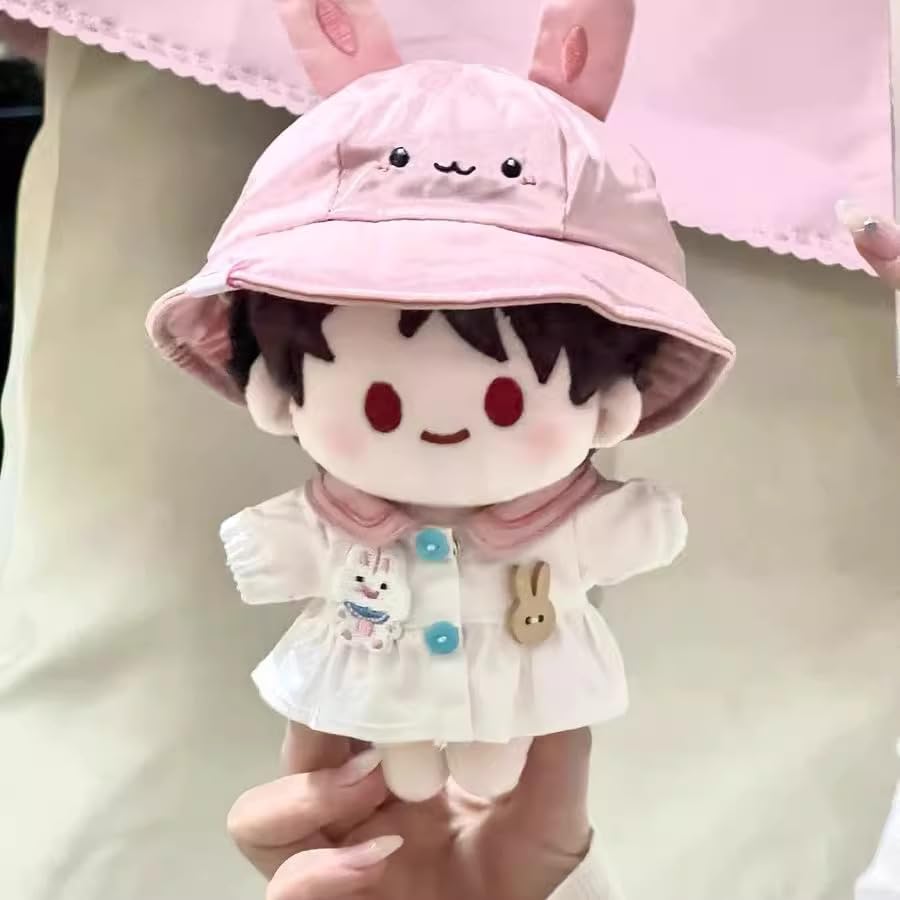 AXLUCE Plush clothes Plush toys Clothes 20cm Doll - - - - - (pink hat, 20cm)