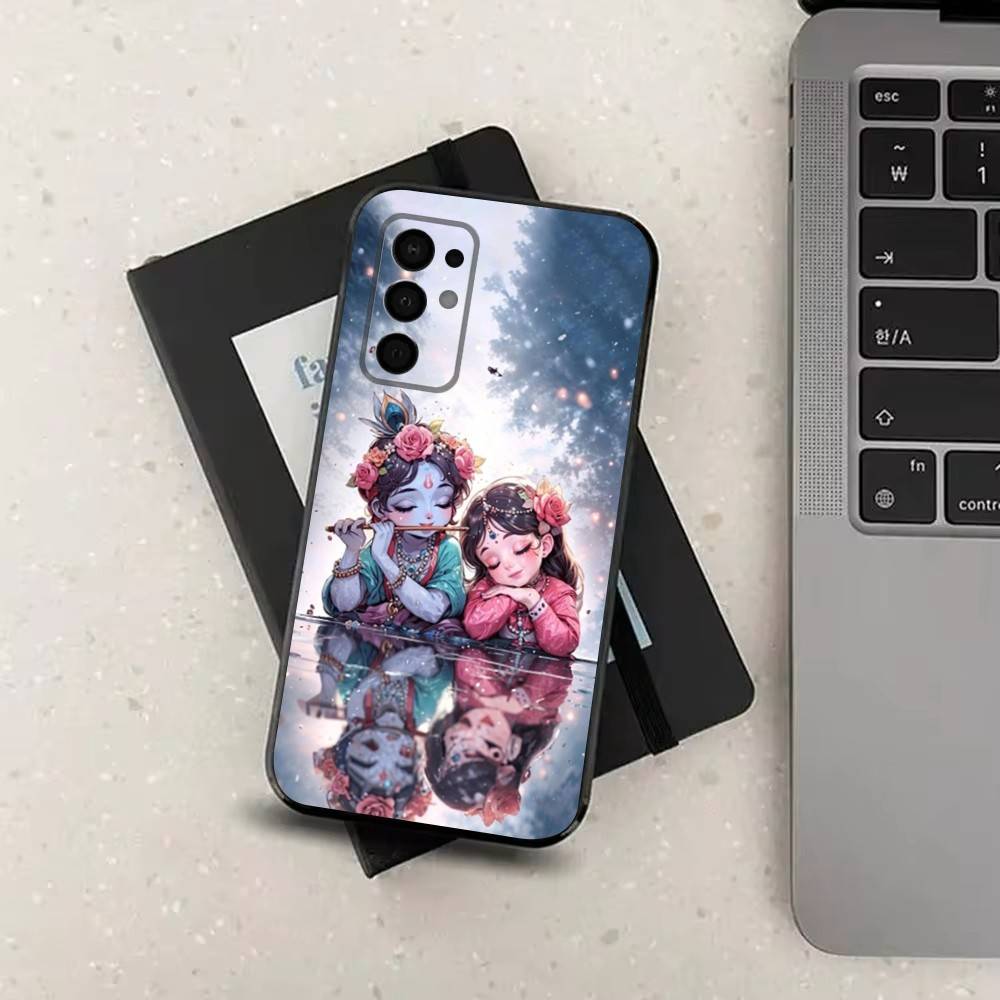 God Indian Lord Krishna Phone Case For Samsung Galaxy A73,31,8,9,53,32,72,41,J7,52,71,22,Note Soft Black Silicone Cover