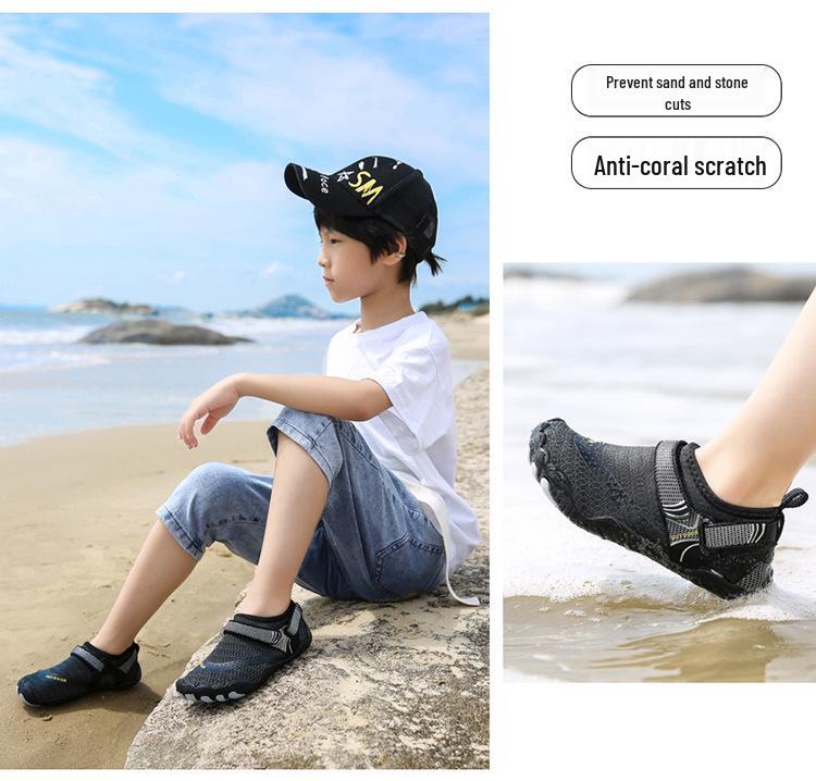 Children's Quick-Dry Five-Finger Beach & Water Adventure Shoes