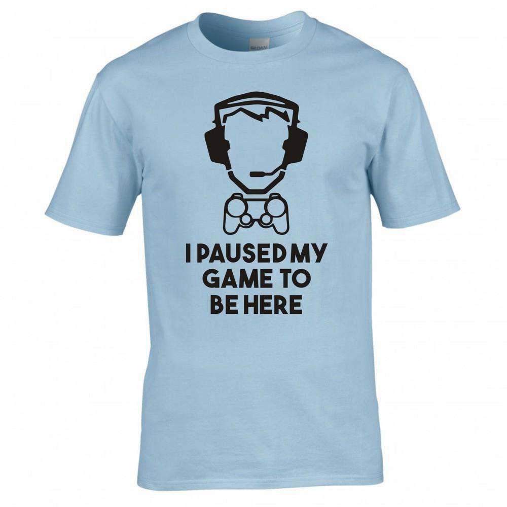Funny Gamer I Paused My Game To Be Here Tshirt 2XL