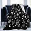 Halloween Witchy Witch Blanket Flannel Throw Blanket Lightweight Soft Cozy Sofa Bed Blanket for Men Women Teens Halloween Gifts