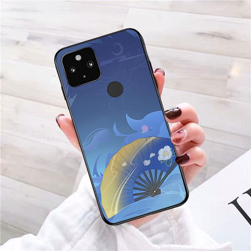 Genshin Impact Namecard Phone Case for Google Pixel 7 Pro 7 6A 6 Pro 5A 4A 3A Pixel 4 XL Pixel 5 6 4 3 XL 3A XL 2 XL