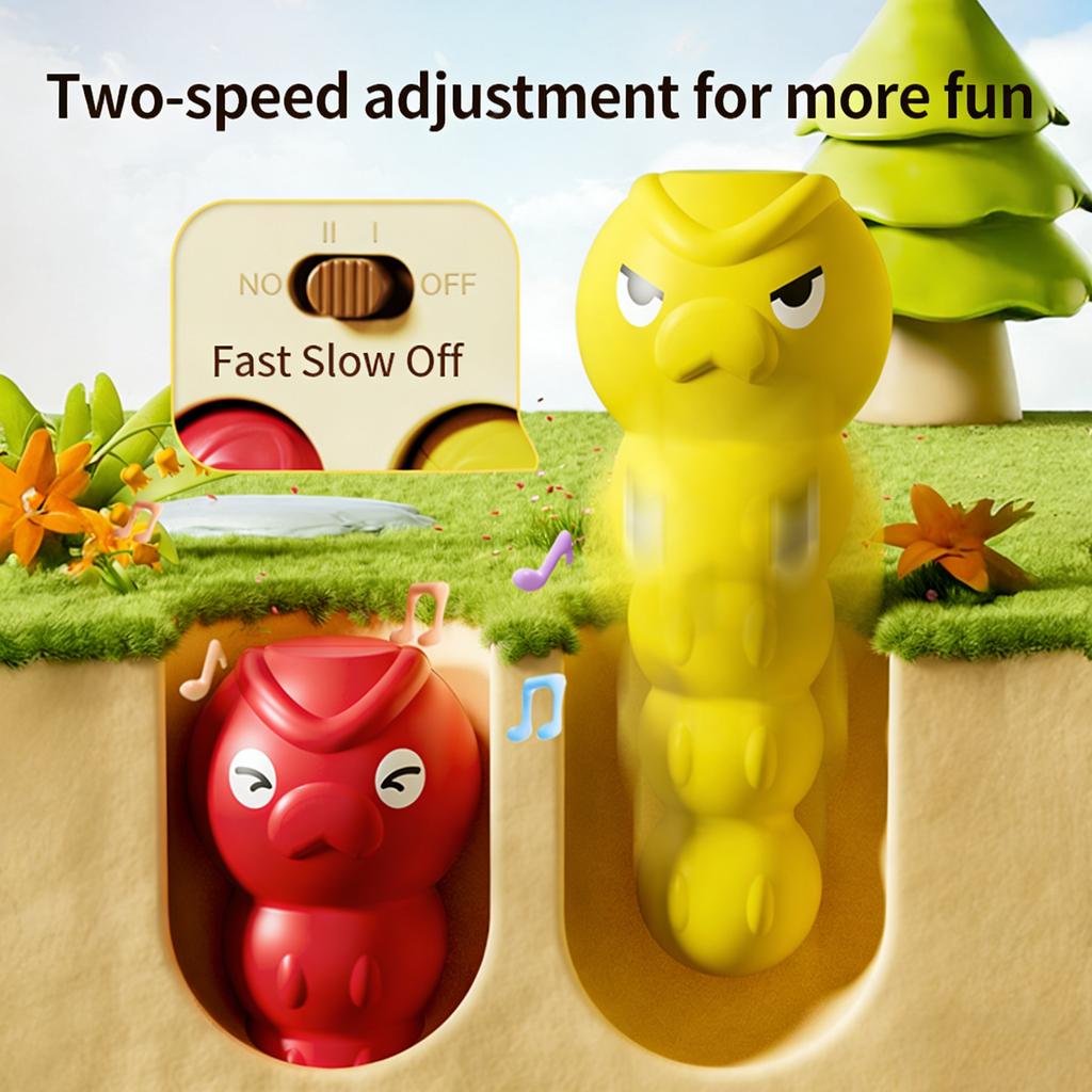 Children's Woodpecker Catching Educational Toy For Focus Training And Early Education, Magnetic Catching Game For Hand Eye Coordination