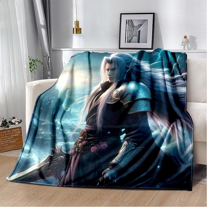 29 Style New Sephiroth Final Fantasy Games Cloud Tifa Aerith Blanket,Soft Throw Blanket for Home Bedroom Bed Sofa Cover Kids