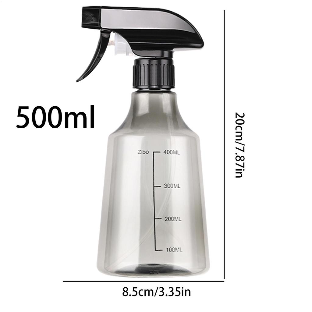 Empty Spray Bottles Pet Care Water Spray Bottle Refillable 500ml Plant Care Sprayer With Adjustable Nozzle For Hair Styling