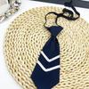 Clip On Necktie For Men Women Kids Classical Polyester Tie With Easy Snap Button For Business Casual Event