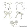 Fashion Bowknot Keychain for Women Sweet and Cute Shoes Decorations Keyring Bag Pendant for Purse Backpack Handbag