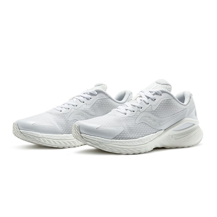 Saucony Phoenix Hybrid Cushioning Breathable Low-Top Running Shoes Men sneaker White S28161-1