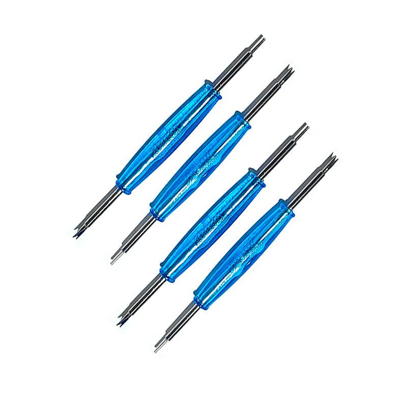Double-Headed Watch Repair Screwdriver Set with 1.5V Spring Bar Tool, Phillips & Flathead