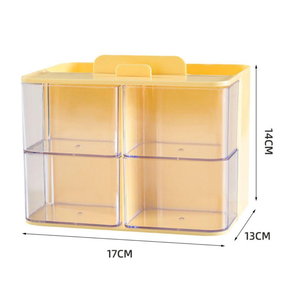 Dust-proof Stationery Storage Box Large Capacity Makeup Brush Holder Pen Container  Student
