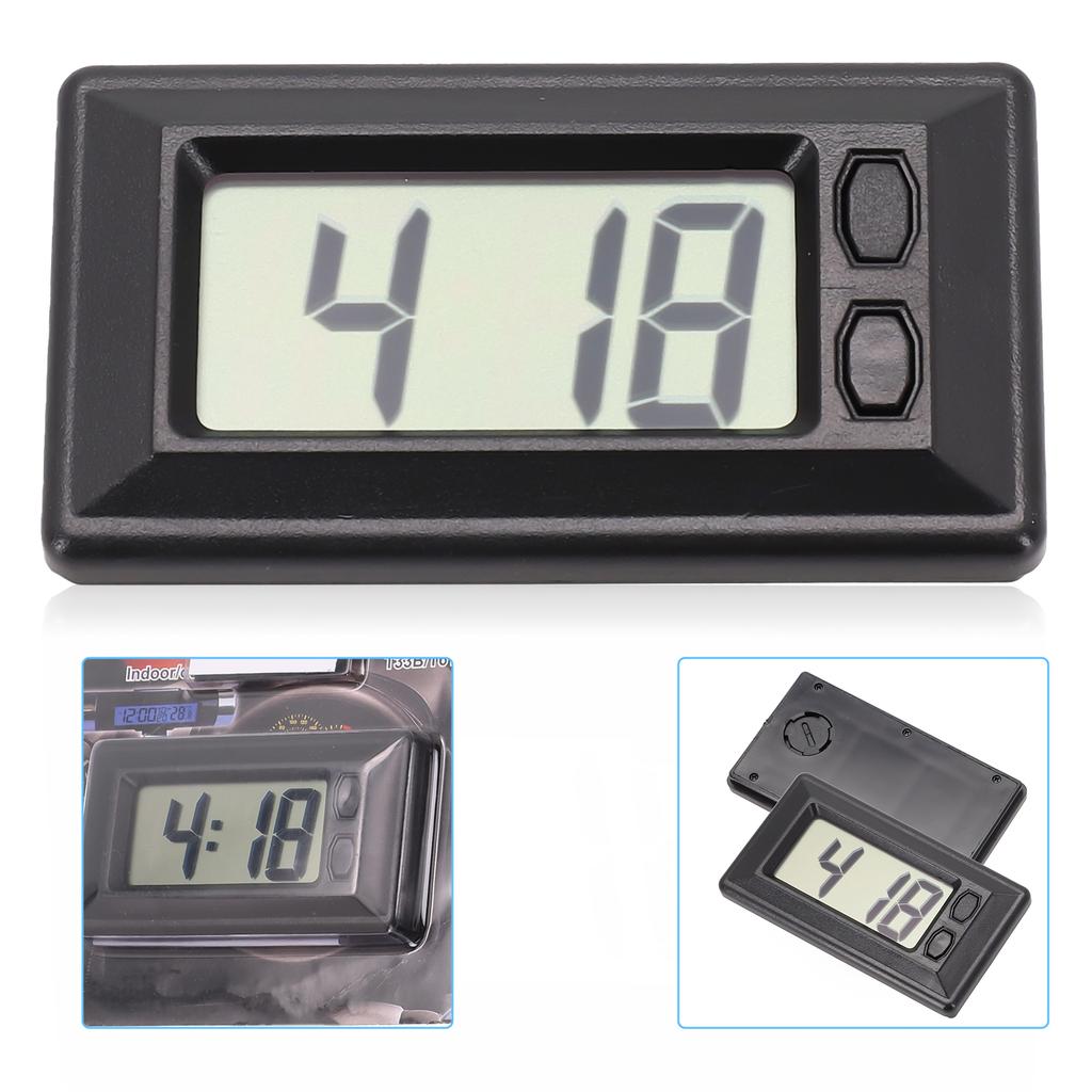Accessories Car Clock Car Vehicle Dashboard Clock Digital Display LCD Portable Applicable To Most Models High Quality