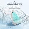 2026 upgraded car seat fan, USB-powered car fan, three-speed wind, quiet headrest neck fan