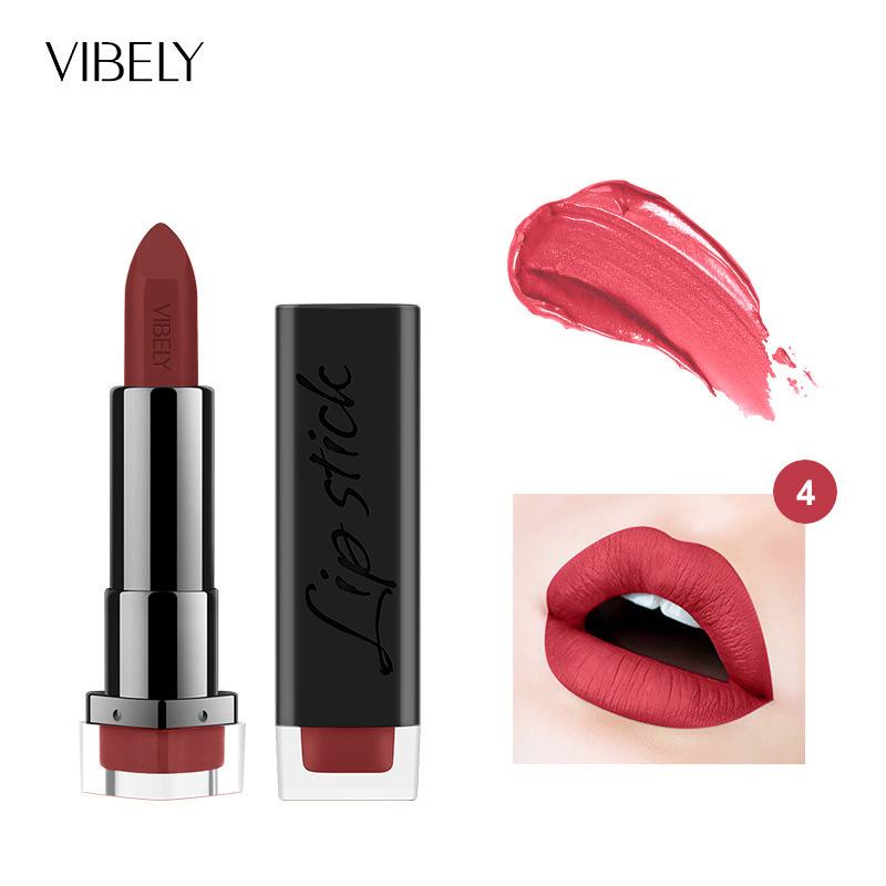 VIBELY Mattlippenstift Langanhaltend Wasserfest Transferfest Feuchtigkeitsspendend Nährender Lippenstift 29 Farbtöne
