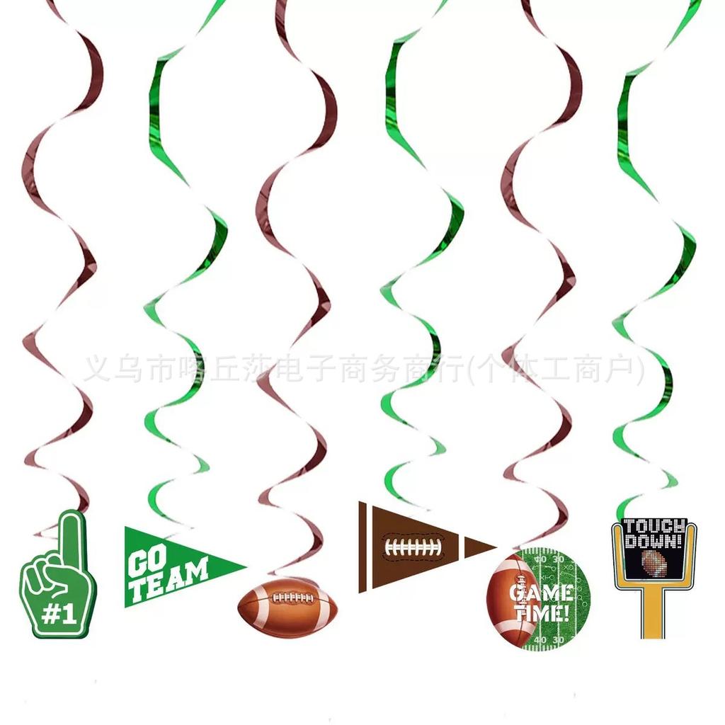 Super Bowl Football Party Supplies American Football Children'S Birthday Party Tableware Tablecloth Paper Plates Tissue Decoration