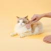 Silicone Pet Bath Brush Gentle Massage Tool for Dogs and Cats with Non Slip Handle Suitable for Wet and Dry Use