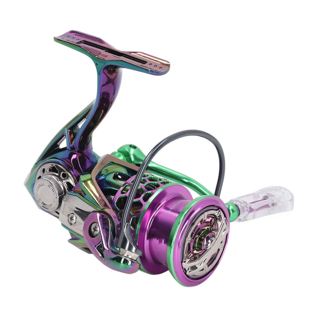 Fishing Reel 13+1BB Carbon Lightweight Compact Hollowed Shallow Cup Diagonal Mouth Spinning Reels for Saltwater