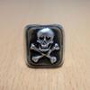 Used Dry Bones Skull Silver Mexican Ring