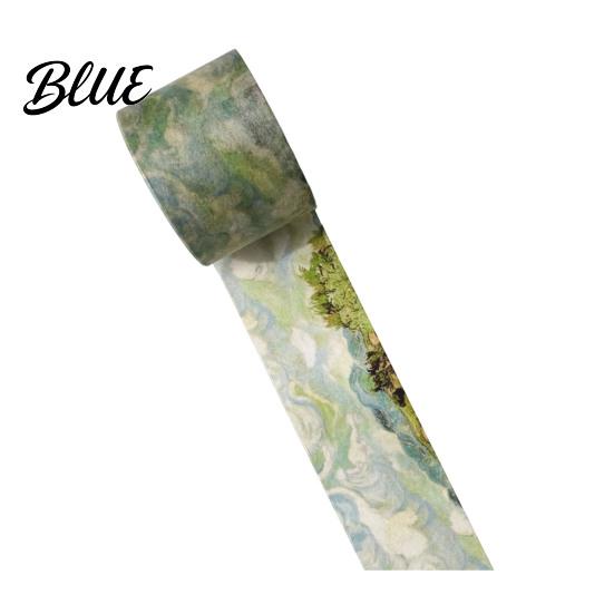 Scrapbooking Washi Tape for DIY Masking Artist Painting Decorative Tape Oil Patterns Adhesive Crafts Junk
