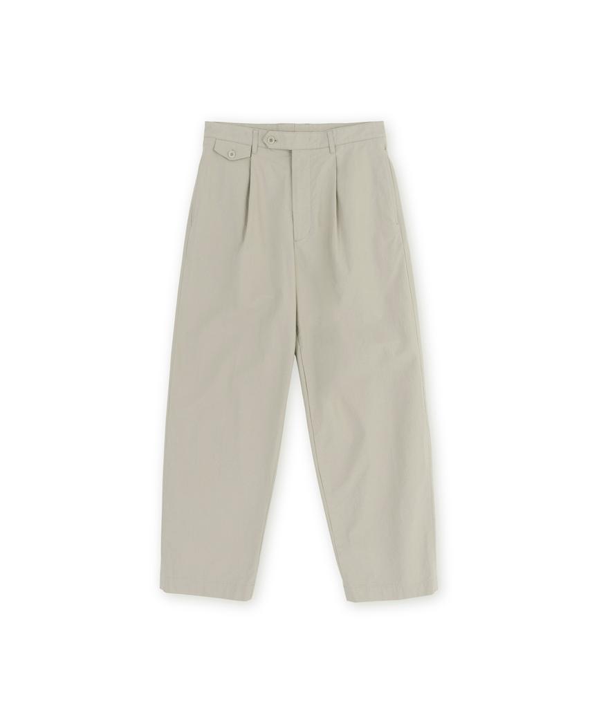 Beulaunyadeu W Loose Tapered Cotton Pants, Stone