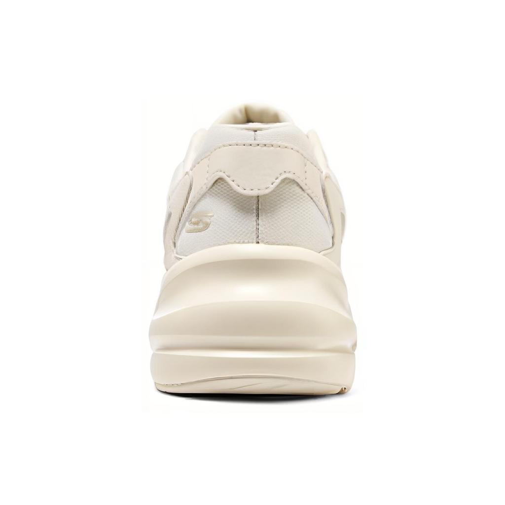 Skechers DLites Wave Sand Fabric Synthetic Leather Comfortable Low-Top Dad Shoes Women Sneakers Natural 117362-NTMT