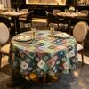 Dining Kitchen Party Event Family Gathering Small Round Cotton Tablecloth