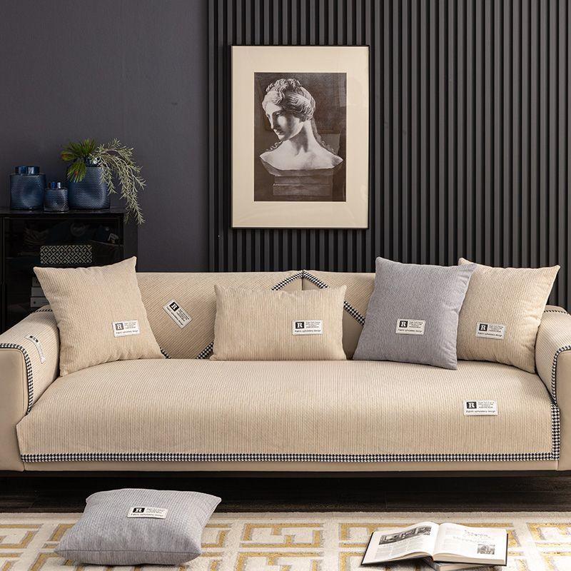 Chenille Sofa Cushion Four Seasons Universal Non-Slip High-End Sofa Cover Simple Mat Light Luxury Cover Towel