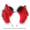 Wolfsohren Kätzchen Handgemacht Tier Fellig Katzen Stirnbänder Haarreif für Live-Show