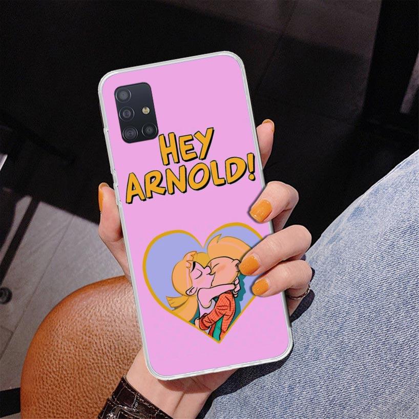 Cartoon Hey Arnold Fondos Phone Case For Samsung Galaxy A52 A32 A22 A12 A51 A31 A50S A30S A20S A10S Note 20 Ultra 10 Plus S10 A7