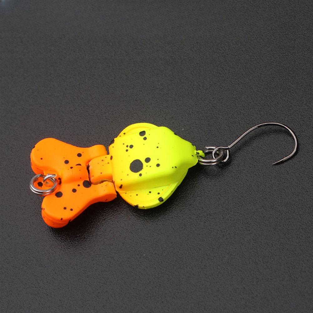 1Pc Outdoors Durable 2g2.9cm/6g4.2cm 3D Fishing Lure Metal alloy Two sections Sea Fishing Tackle Jigging Wobblers ArtificialBait