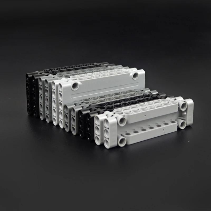 MOC Parts Brick Works With All brand Technical Parts 64782 15458 Flat Panel Plate 1x5x11 1X3X11 Mechanical Construction Bricks Car
