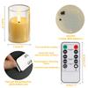 6/12 Pack Flickering Flameless LED Candles with 2/4/6/8H Timer Remote Battery Operated Small Pillar & Votive Candle Home Decor
