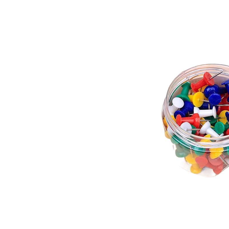 I-Pin Large Transparent Colored Pushpins for Art, Cork Boards, and Photo Walls