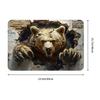 3D Optical Illusion Bear Doormat Non-Slip Bath Kitchen Mat Living Room Floor Door Entrance Carpet Rug