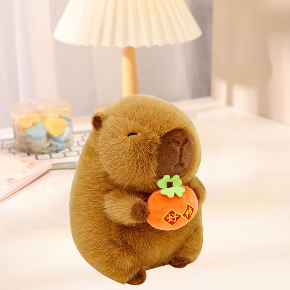 Simulation Plush Animal Kapibala Doll Soft Capybara Plush Stuffed Toy  Kids Gifts