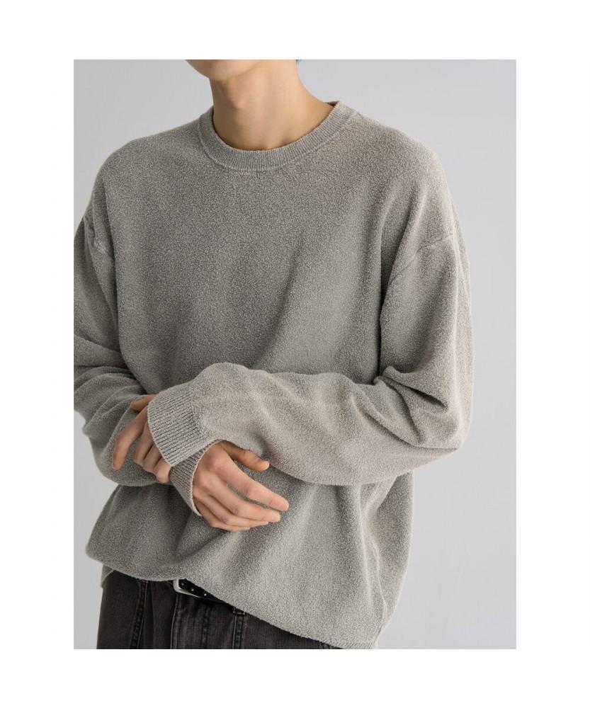 8seconds Boucle Dyed Round Knit Khaki